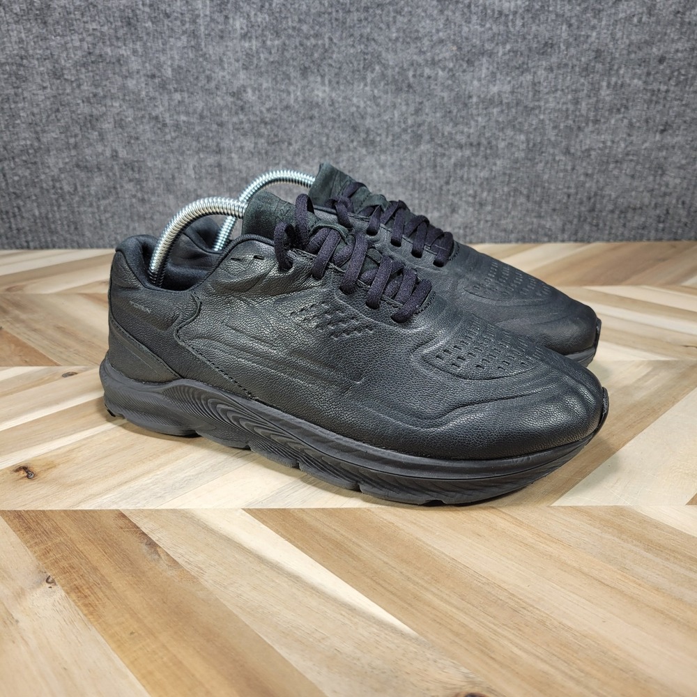 Altra Torin 5 Women's 8 W Black Leather Athletic Running Shoes Wide Sneaker
